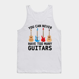 Guitar bass acoustic classic electric Tank Top